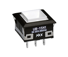 Ub 15h1kks1r Ank Nkkスイッチズ 照光式押ボタンスイッチ 個
