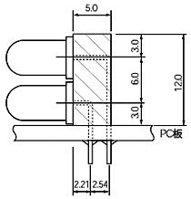 LWR-1 LED取付イメージ